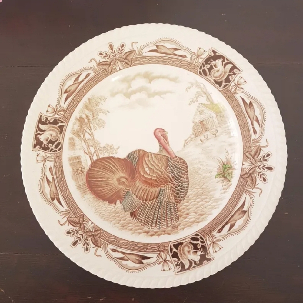 Johnson Brothers BARNYARD KING Turkey Ironstone Dinner Plate, England